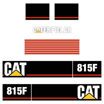 CAT 815F Decal Kit - Compactor