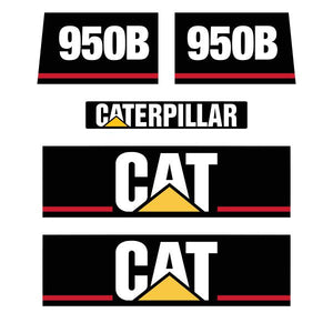 CAT 950B Decal Kit - Wheel Loader LATER STYLE - Wheel Loader
