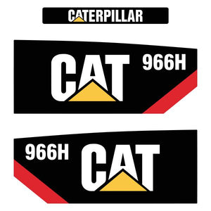 CAT 966H Decal Kit - Wheel Loader