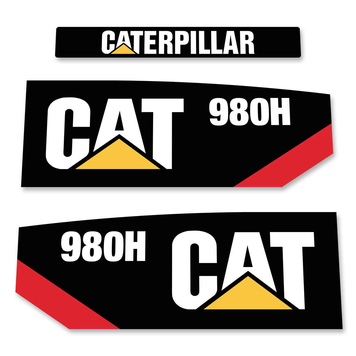 CAT 980H Decal Kit - Wheel Loader