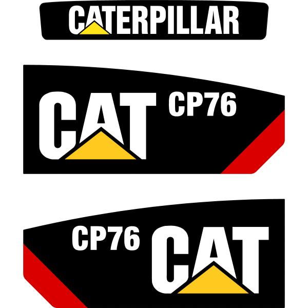 CAT CP76 Decal Kit - Roller