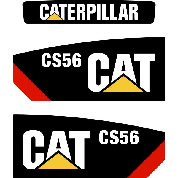 CAT CS56 Decal Kit - Roller