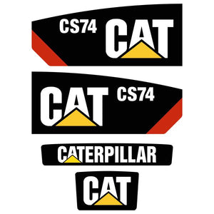 CAT CS74 Decal Kit - Roller