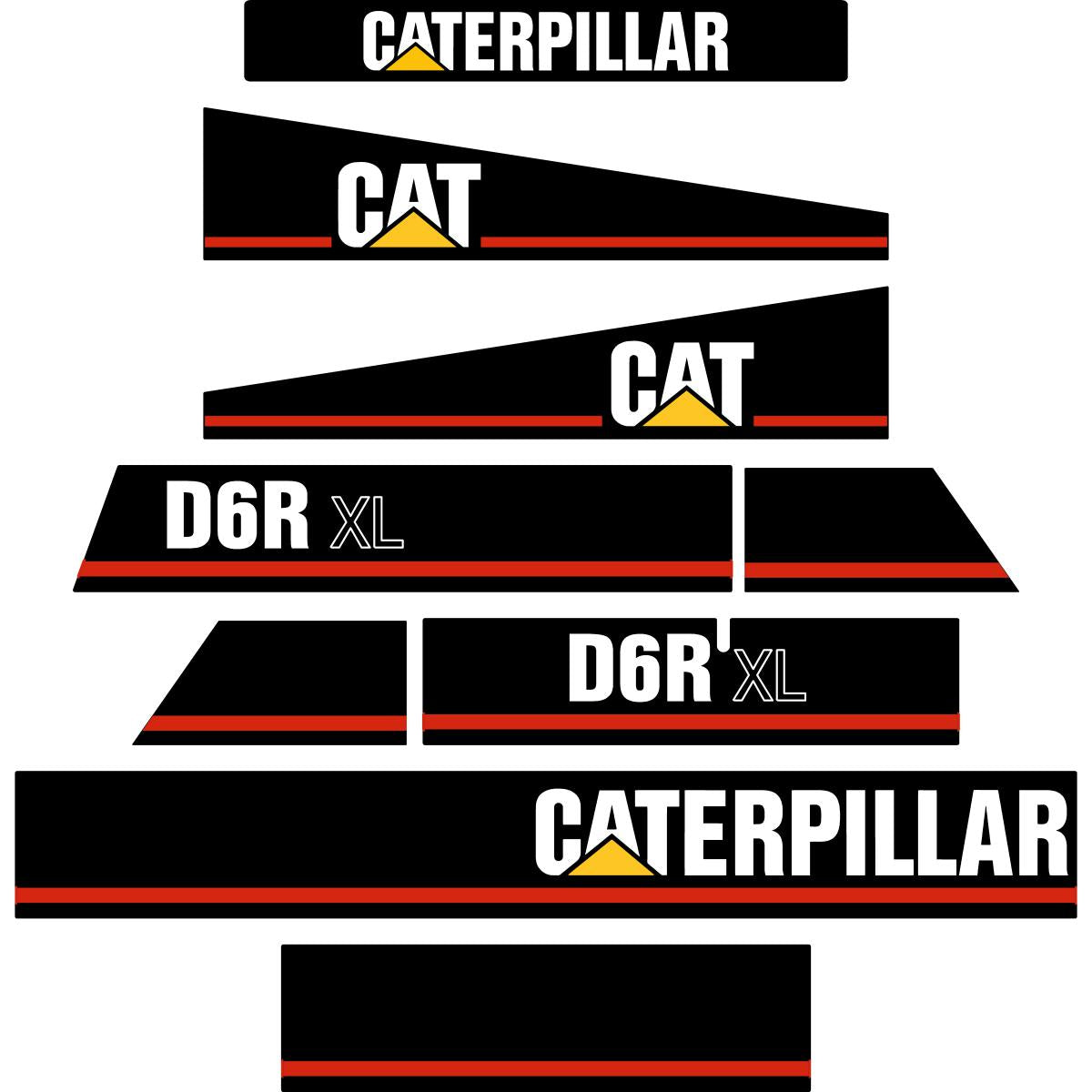 CAT D6R XL Series 1 Decal Kit - Dozer
