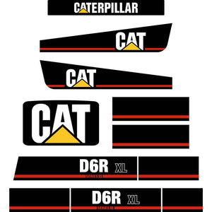 D6R XL Series 3 Decals 