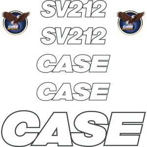 Case SV212 Decal Kit - Roller
