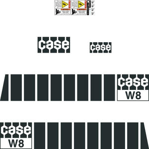 Case W8 Decal Kit - Wheel Loader