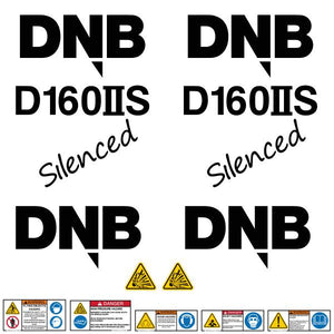 DNB D160 II S Decals Hydraulic Breaker