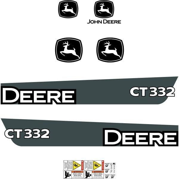 Deere CT332 Decal Kit - Skid Steer Tracked