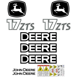 Deere 17 ZTS Decal Kit - Mini Excavator