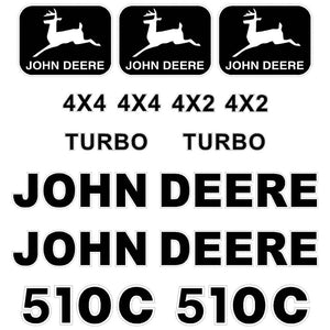 Deere 510C Decal Kit - Backhoe
