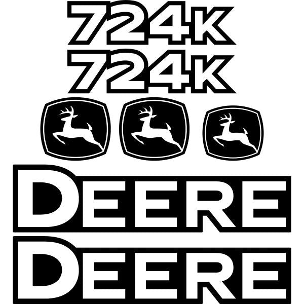 Deere 724K Decal Kit - Wheel Loader