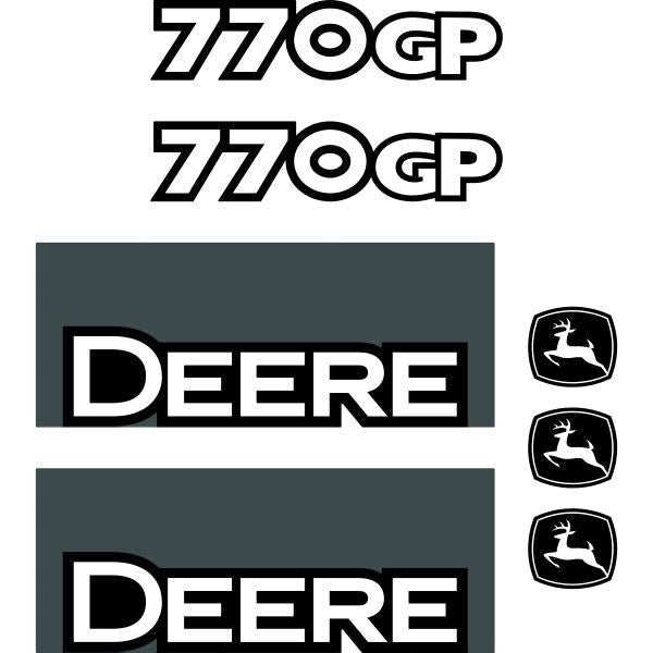 Deere 770GP Decal Kit - Motor Grader