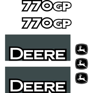 Deere 770GP Decal Kit - Motor Grader