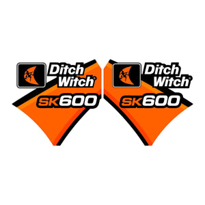 Ditch Witch SK600 Decal Kit - Skid Steer Tracked