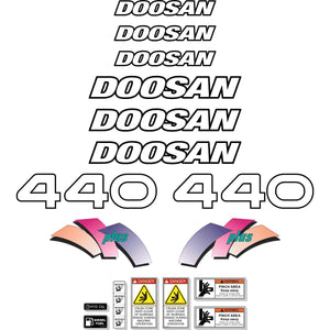 Doosan 440 Plus Decal Kit - Skid Steer