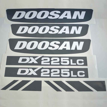 Doosan DX225LC Decal Sticker Set