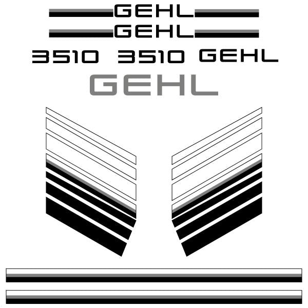 Gehl 3510 Decal Kit- Skid Steer