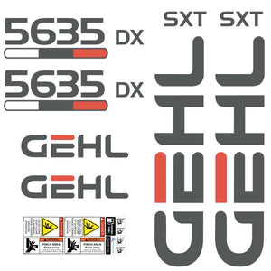Gehl 5635 Decal Kit- Skid Steer