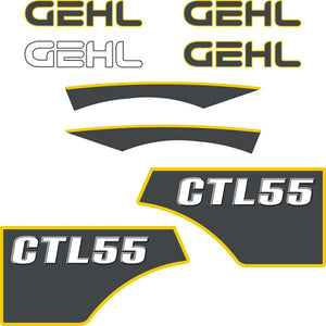 Gehl CTL55 Decal Kit- Skid Steer Tracked