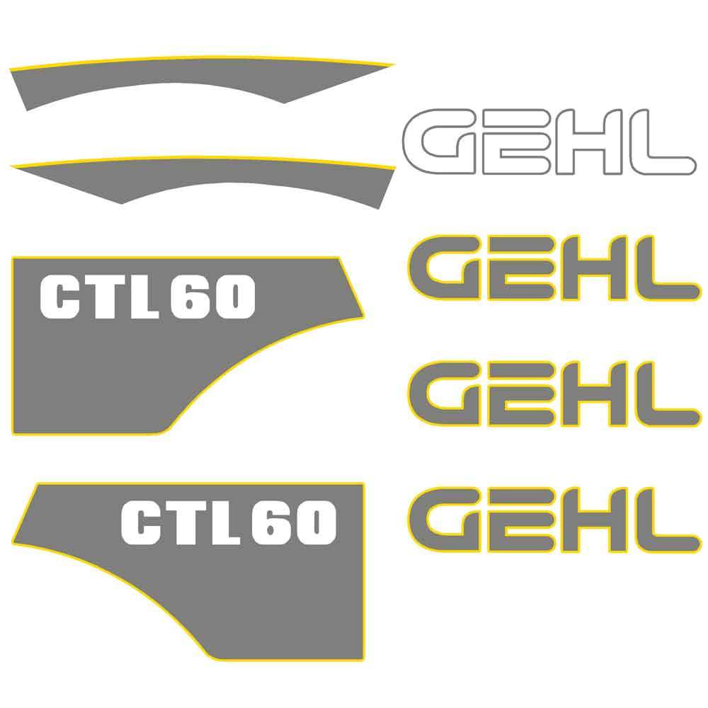 Gehl CTL60 Decal Sticker Set