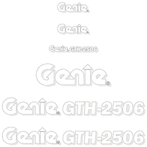 Genie GTH 2056 Decal Kit- Telehandler