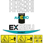 Hitachi EX135US-5 Decals 