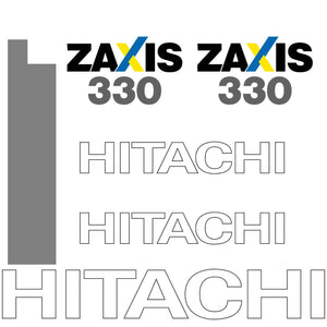 Hitachi ZX330-3 LC Decal Kit - Excavator