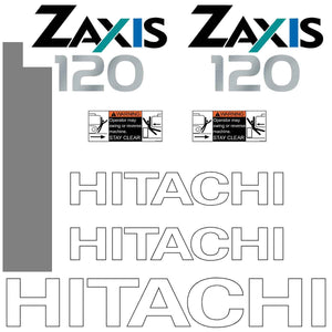 Hitachi ZX120-1 Decal Kit - Excavator
