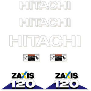 Hitachi ZX120-6 Decal Kit - Excavator