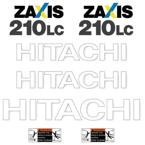 Hitachi ZX210-5 LC Decal Kit - Excavator