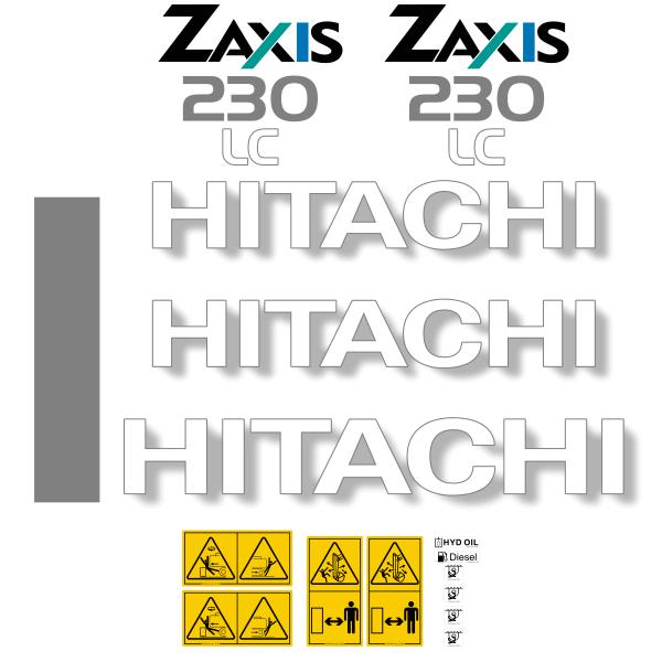 Hitachi ZX230-2 LC Decal Kit - Excavator