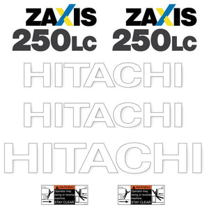 Hitachi ZX250-5 LC Decal Kit - Excavator