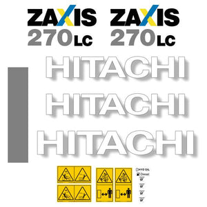Hitachi ZX270-3 LC Decal Kit - Excavator