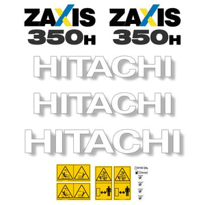 Hitachi ZX350-5 H Decal Kit - Excavator