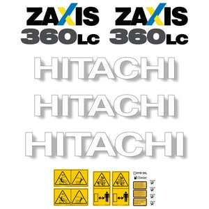 Hitachi ZX360-5 LC Decal Kit - Excavator