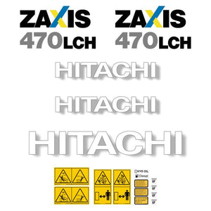 Hitachi ZX470-3 LCH Decal Kit - Excavator