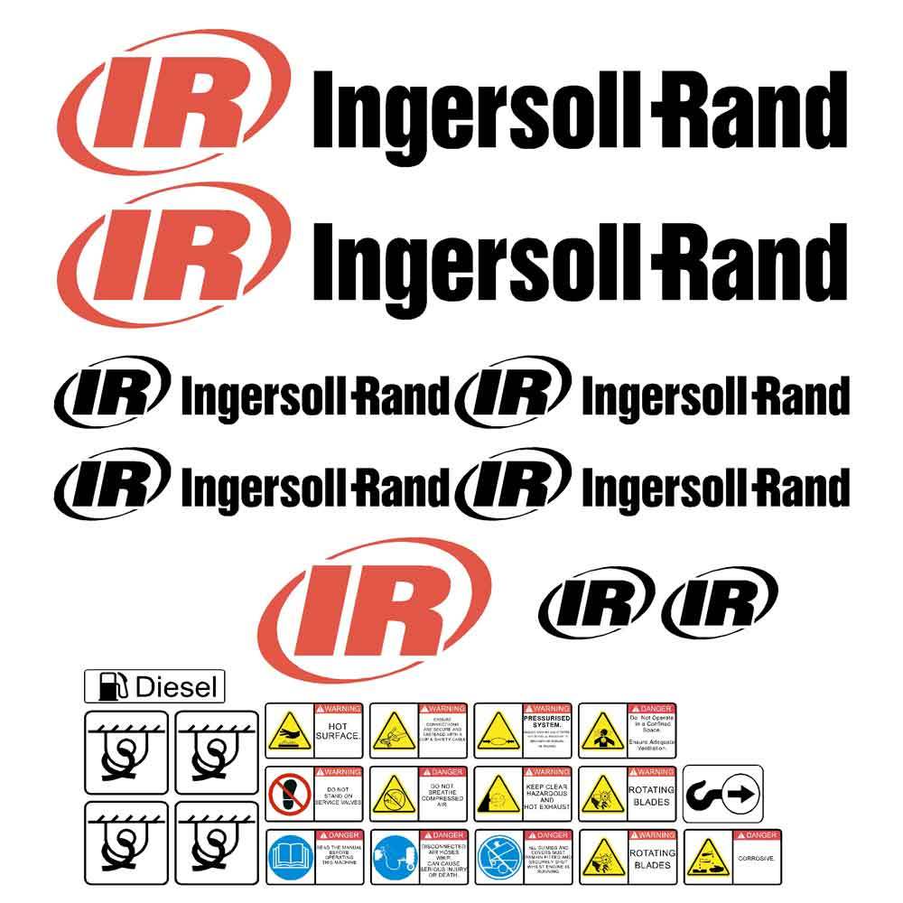 Ingersoll Rand IR Decal Set / Sticker Kit