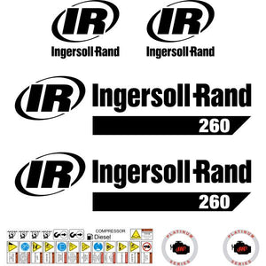 Ingersoll Rand P260 Decal Kit - Compressor