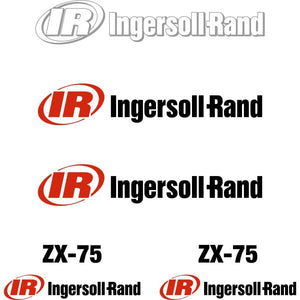 Ingersoll Rand ZX75 Decal Kit - Excavator