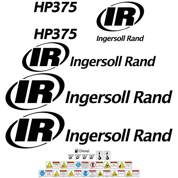 Ingersoll Rand HP375 Decal Kit - Compressor