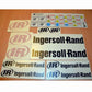 Ingersoll Rand Compressor Decal Sticker Set