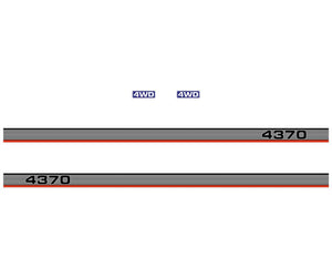 Iseki 4370 Decals