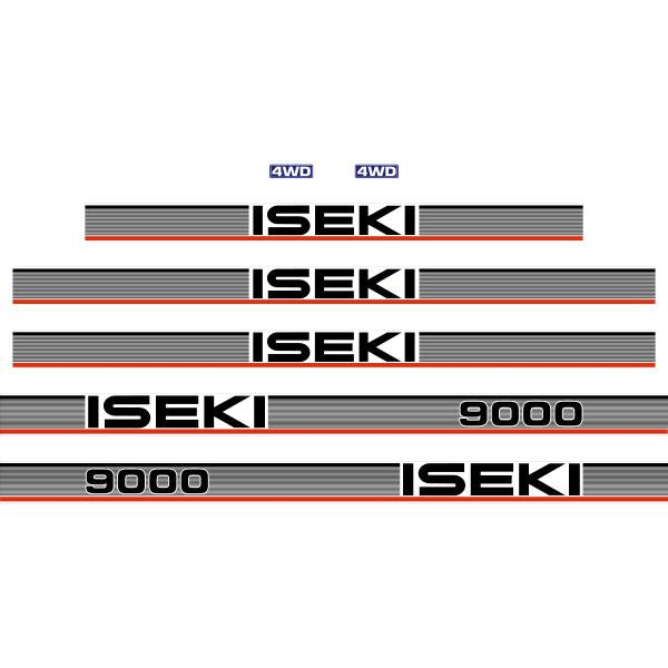 Iseki 9000 Decal Kit - Tractor