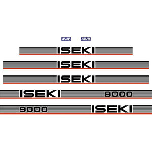 Iseki 9000 Decal Kit - Tractor