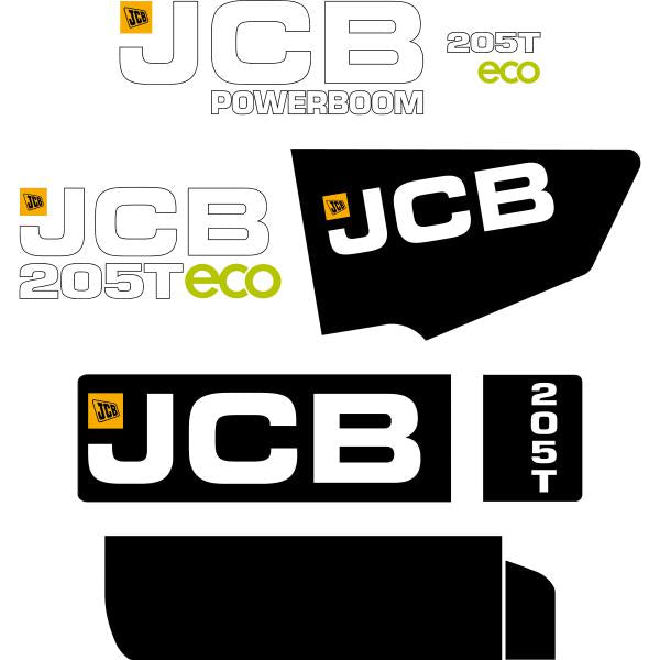 JCB 205T ECO Decal Kit - Skid Steer