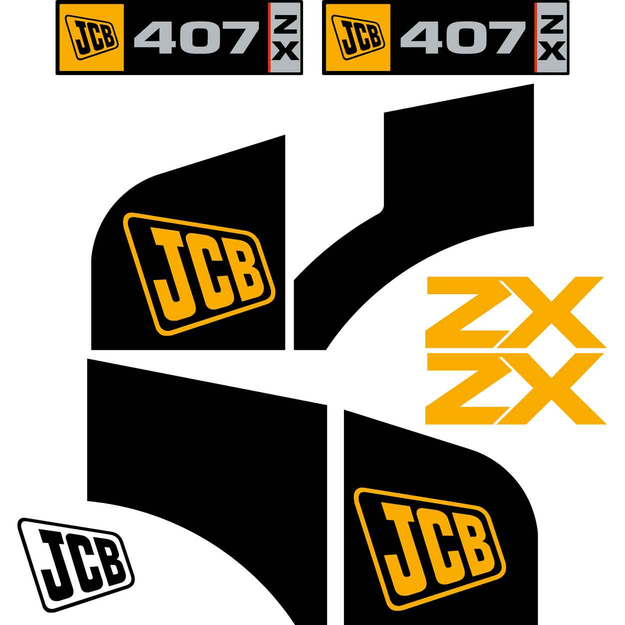 JCB 407 Decals