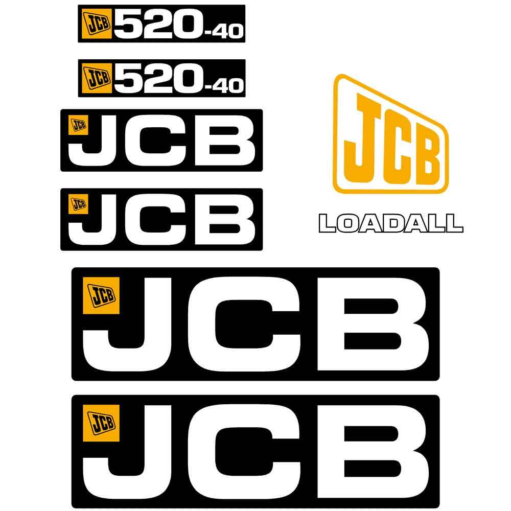 JCB 520-40 Decals