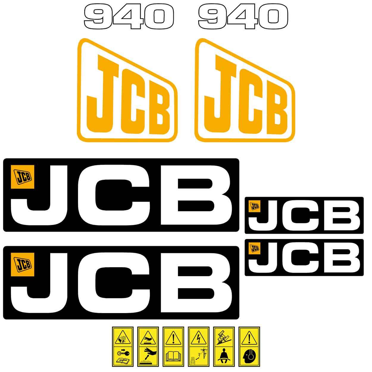 JCB 940 Decals 