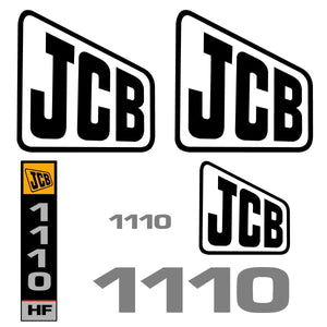JCB 1110 Decal Kit - Skid Steer